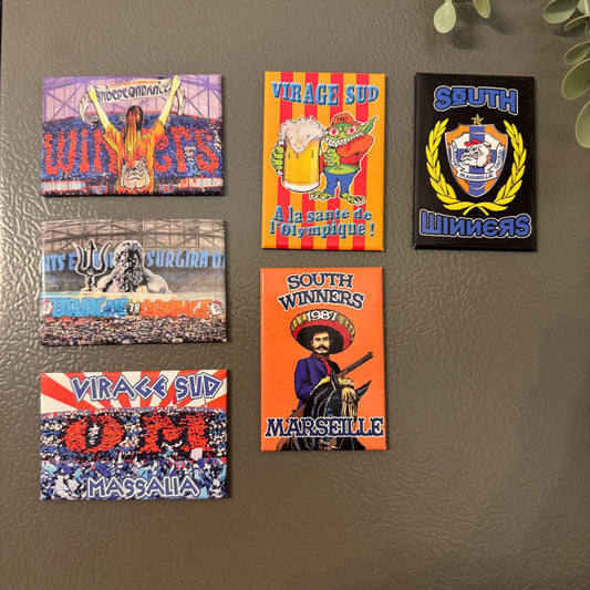 Lot de 6 magnets