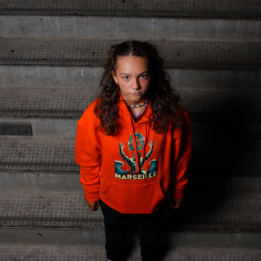 SWEAT ORANGE POSEIDON MARSEILLE