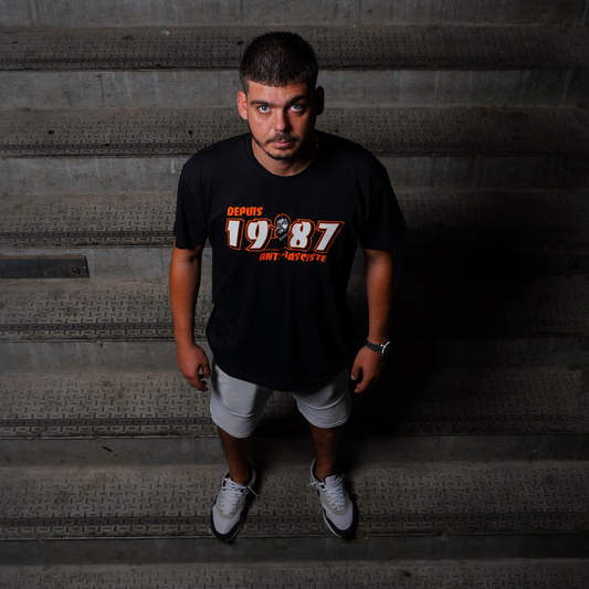 T-SHIRT NOIR 1987 I Anti-Fasciste