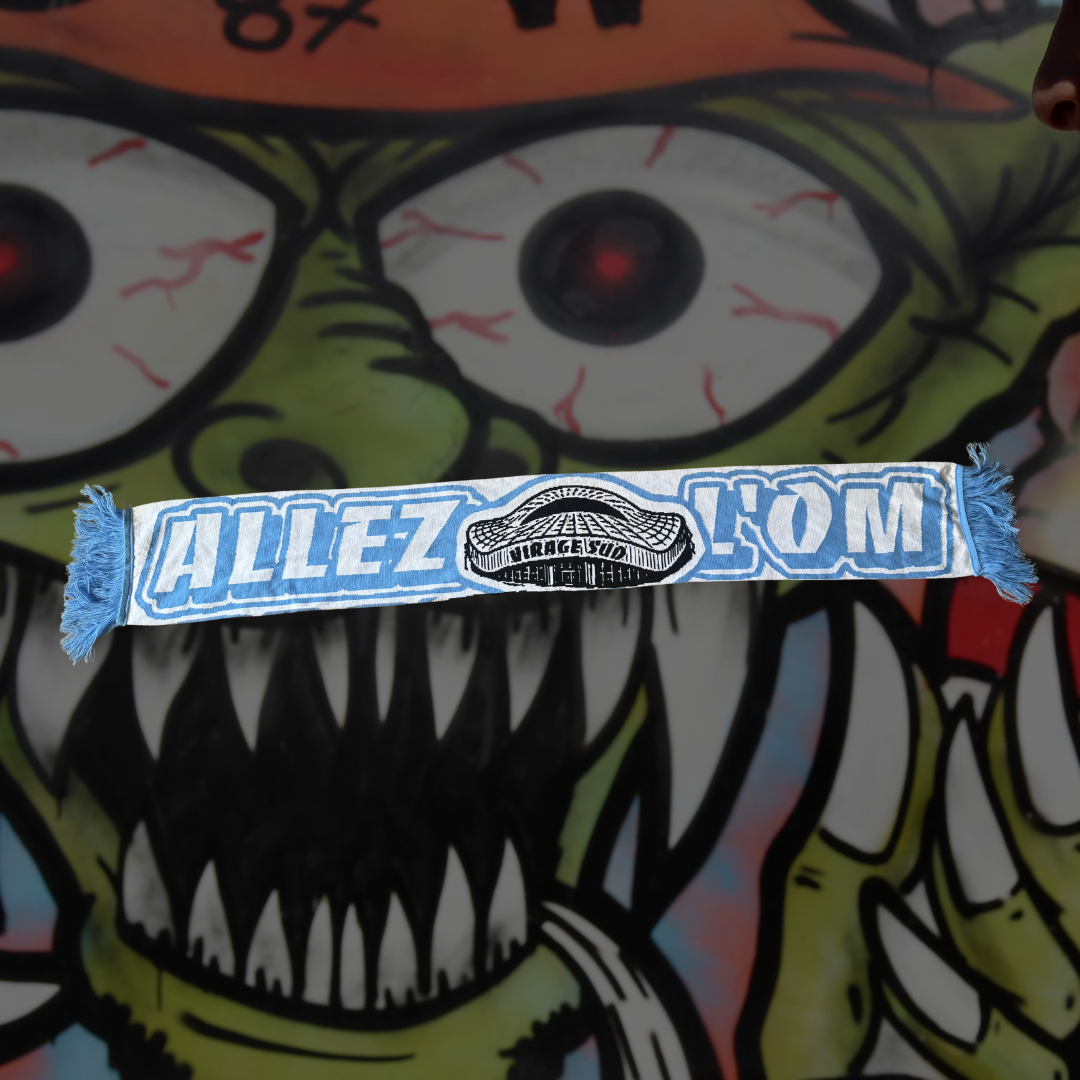 Écharpe « Allez l’OM - Stade Vélodrome » Saison 25/26