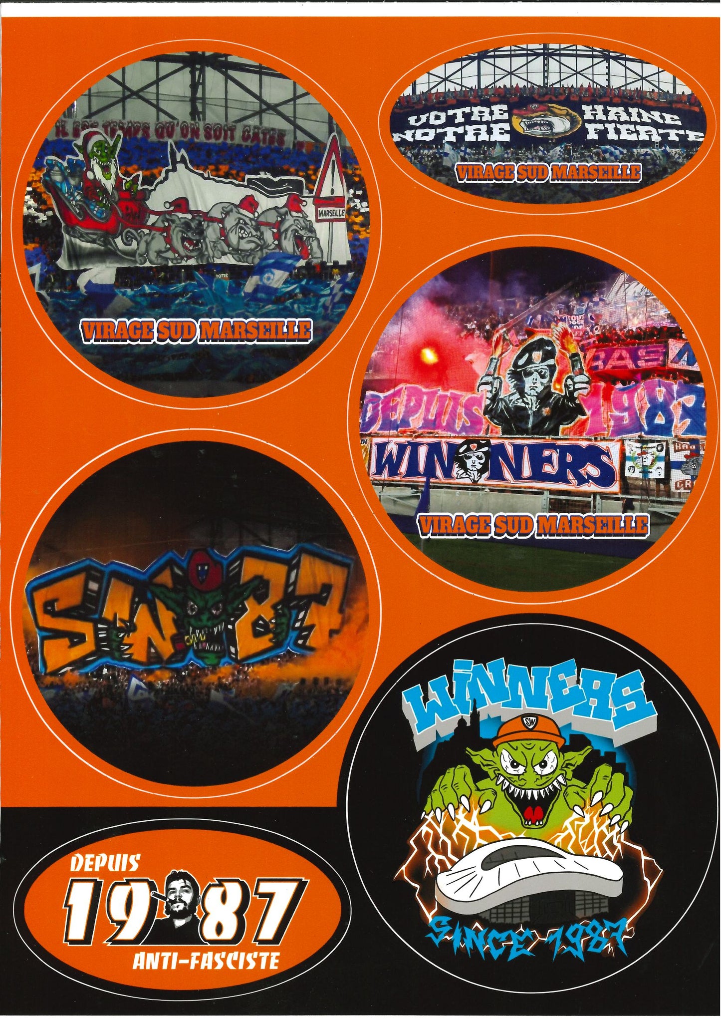 Planches de stickers ( 3 planches )