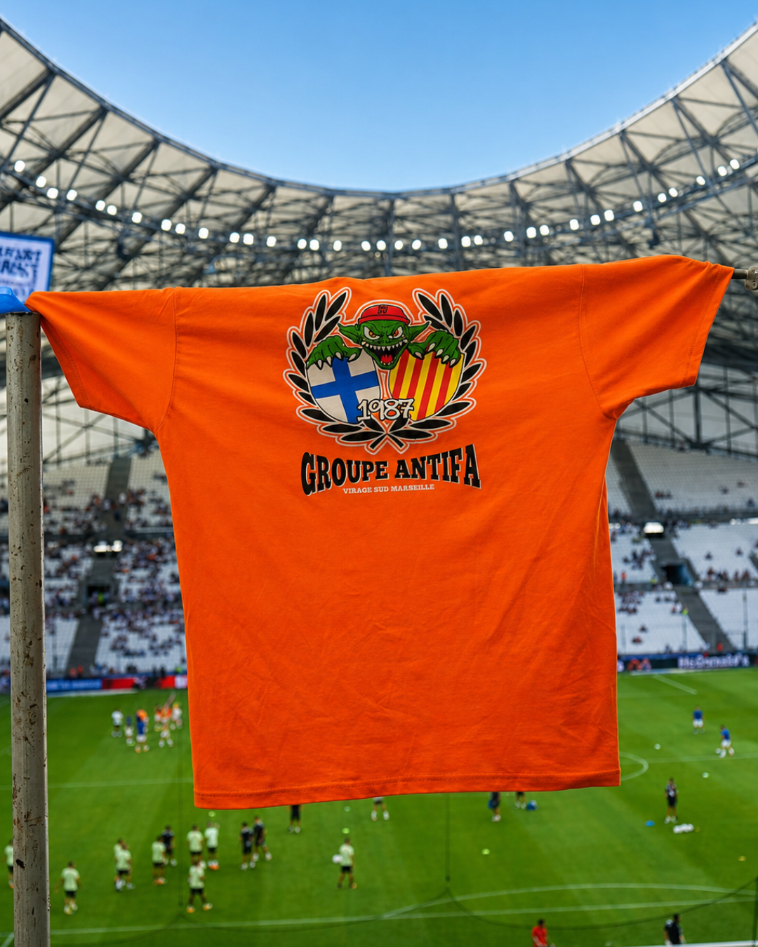 T-SHIRT Orange Virage sud - Groupe Antifa 26/27