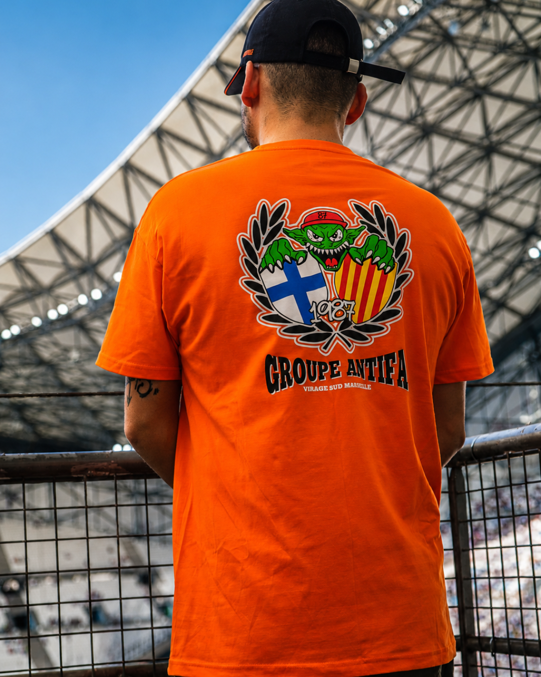 T-SHIRT Orange Virage sud - Groupe Antifa 26/27