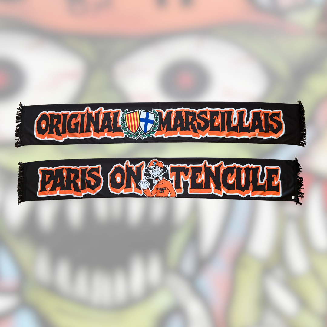 Echarpe satin Original Marseillais I Paris on t'encule