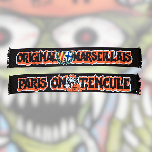 Echarpe satin Original Marseillais I Paris on t'encule