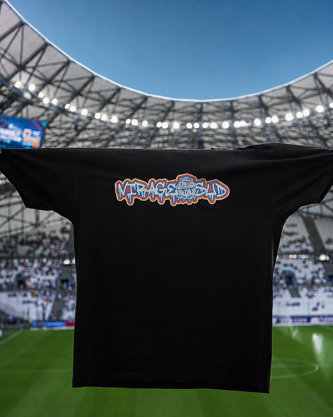 T-SHIRT Noir Virage sud - Groupe Antifa 26/27