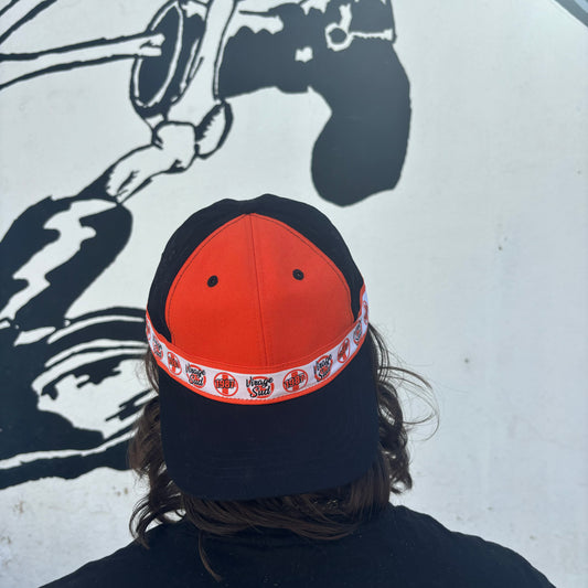 CASQUETTE ORANGE/NOIR VIRAGE SUD