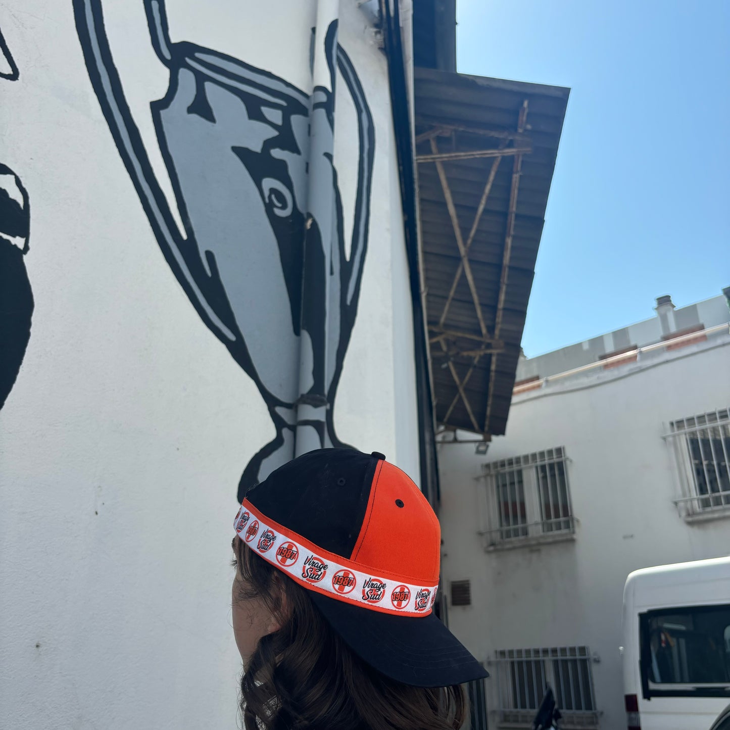 CASQUETTE ORANGE/NOIR VIRAGE SUD